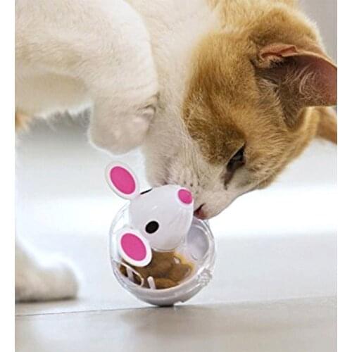 Pet Leaking Food Ball IQ Food Ball Toys Dog Cat Interactive Ball Treat Dispenser Pet Play Training Food Leaker Puzzle Ball Toys