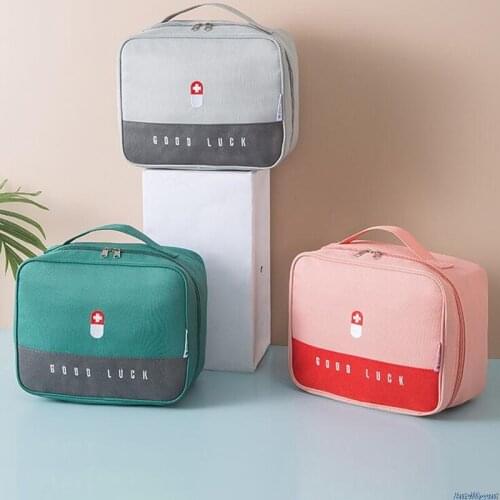 Outdoor Travel Portable Box Layered Family First Aid Kit Medicine Boxes Medicine Cabinet Portable Fabric Storage Bag