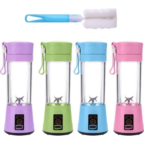 380ml Portable Mini Juicer USB Rechargeable Blender Electric Fruit Citrus Lemon Juicer Blender Squeezer Reamer Machine