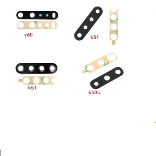 20pcs Rear Back Camera Glass Lens Cover For LG V60 K50S K51 K41S K51S K61S K62 Plus With Adhesive Sticker Replacement Parts