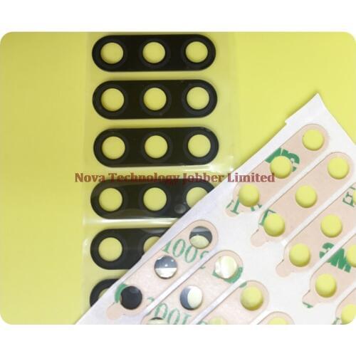 Wyieno 2Pcs/Lot for Nova 4E Real Camera Glass Lens For Huawei Ascend P30 Lite Back Rear Camera Lens Glue Replacement Tracking
