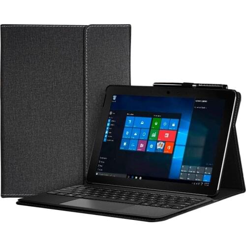 Microsoft Surface Pro 6 / Pro 5 / Pro 4 Case Premium PU Leather Stand Cover with Surface Pen Holder