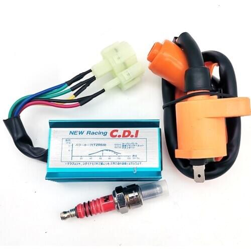 Ignition Coil Spark Plug AC CDI For Gy6 Scooter Go Kart 150cc 125cc 50cc ATV