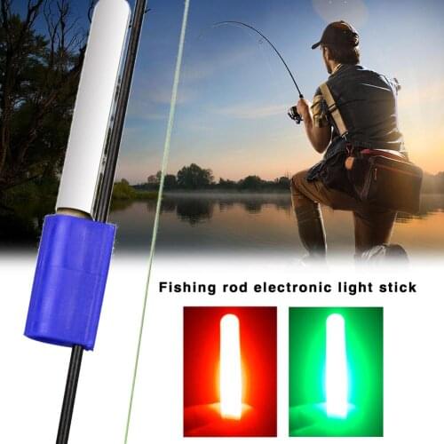Glowing Fishing Rod Electronic Led Light Stick Night Removable Waterproof Luminous Lamp Sea Float Rock Durable Accessories