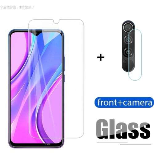 For Xiaomi Redmi 9 Tempered Glass Xioami Xiomi Redmy Xiomi Redmi 9 Front Screen Protector Ksiomi Redmi9 Camera Len Film 6.53"