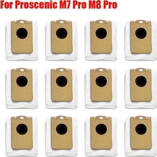 For Proscenic M7 Pro M8 Pro Robot Vacuum Cleaner Parts Leakproof Dedicated Large Capacity Dust Bag Replacement Accessories