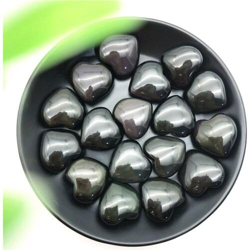 1PC Natural Rainbow Obsidian Cat Eyes Quartz Crystal Heart Stones Healing Quartz Crystals And Minerals Specimen Decor Gift