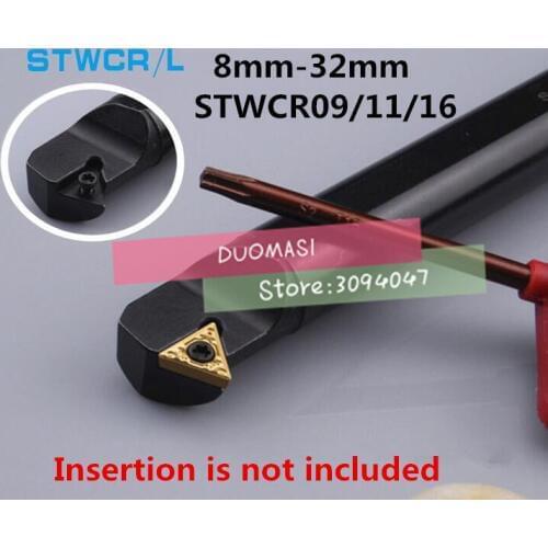 1PCS S08K-STWCR09 S10K-STWCR11 S12M-STWCR11 S16Q-STWCR11 S20R-STWCR16 S25S-STUCR16 S32T-STUCR16 STWCL11 8mm-32mm CNC lathe tools