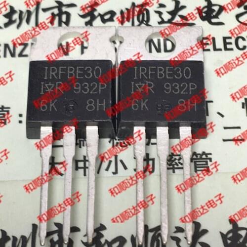 10pcs/lot IRFBE30 New Spot TO-220 800V 4.1A