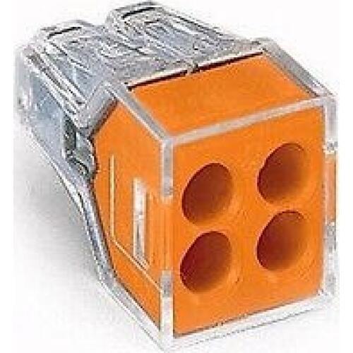 20pcs PCT-104 Push wire wiring connector For Junction box 3 pin terminal block