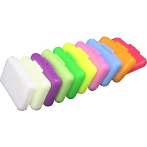 3Pcs/lots Lemon Mint Orthodontic Braces Wax With Storage Box, Dental Tooth Orthodontic Protective Wax Dental Oral Care Tools