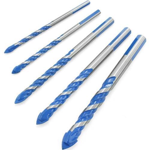 5pcs Triangular-overlord Handle Drill Bits Concrete Ceramic TileTwist Drill 3mm 4mm 5mm 6mm 8mm 10mm 12mm Drill bits