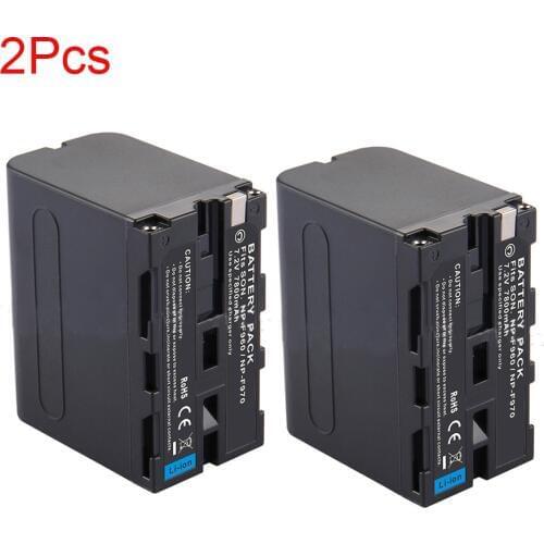 7800mAh NP-F960 NP-F970 Camera Battery NP F970 NP F960 Replacement Digital Camera Battery For Sony NPF970 NPF960 Bateria