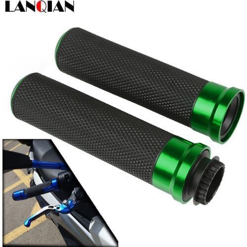 Motorcycle Accessory Poignee Moto Aluminum Hand Grip Aluminum Plastic For SUZUKI GN 250 C650GT HONDA CB650R VESPA 300 GTS