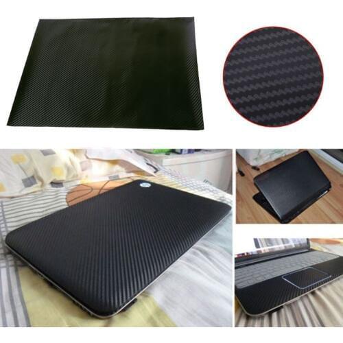3D Carbon Fibre Skin Decal Wrap Sticker Case Cover For 17" PC Laptop Notebook K1AA