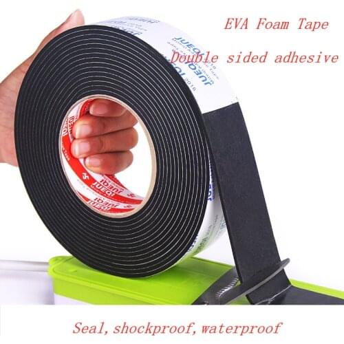 EVA Foam double-sided Tape Home office fixed strong high adhesive tape 2mm Thickness Waterproof sealed soundproof tape customize
