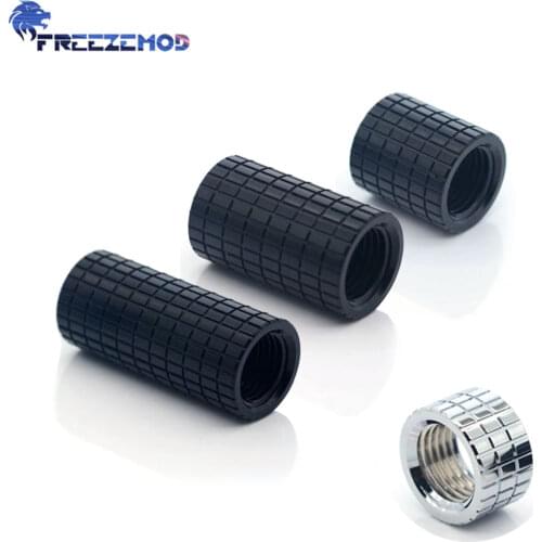 FREEZEMOD 10/20/30/40mm Hexagonal Fixed Female-Female Extender G1/4 ''Thread Adapter Double Female Fitting Water Cooler Modding