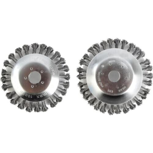 Trimmer Head, Weed Brush,Round Steel Wire Brush,Rust Removal, for string Trimmer