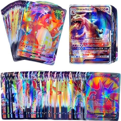 French Version Pokemon Card Featuring 200 Gx 100 Tag Team 110V 40 VMAX