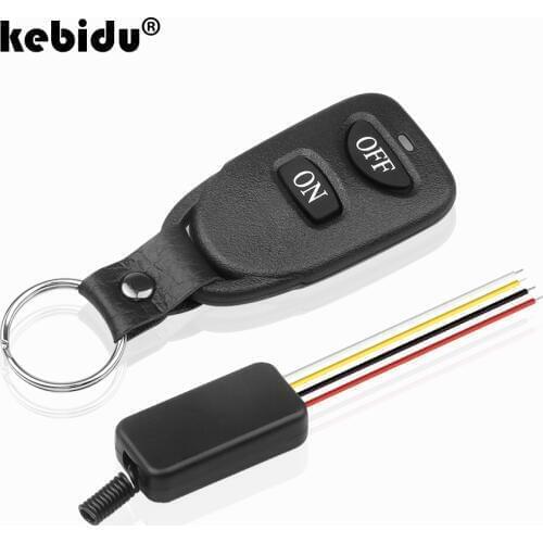 Kebidu 3V-12V 433 MHz 2-button Transmitter Remote Control 433 MHz Wireless Remote Control Switch Receiver Module For Light LED