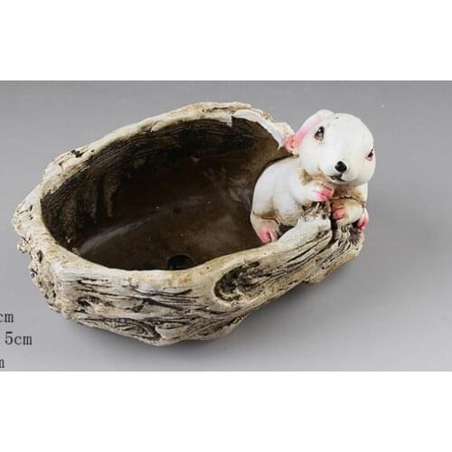 Ceramic Bunny Ashtray Retro Style Cute Creative Ceramic Ashtray European Personality Trend Car Windproof and Fly Ash