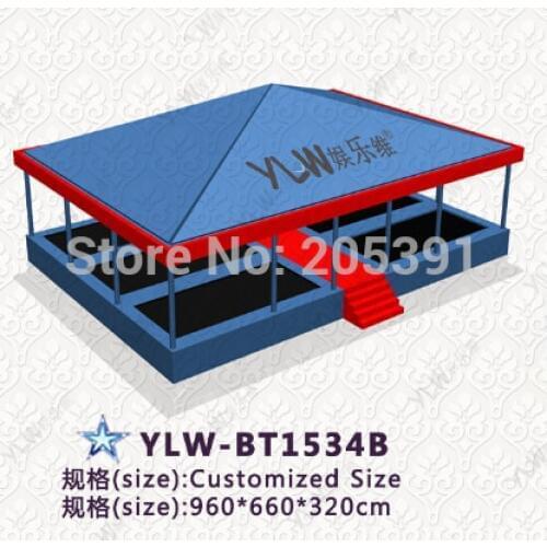 Indoor/outdoor trampoline park