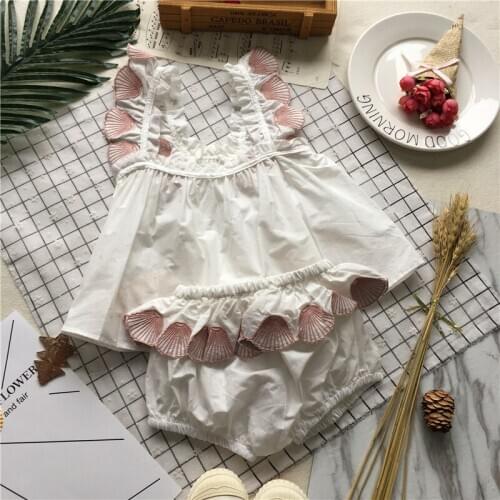Tonytaobaby Summer New Baby Girl Summer Refreshing Girls Suit