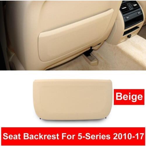 LHD RHD Beige Car Seat Back Backrest Panel Part Genuine Leather Cover Replacement For BMW F10 F11 F01 F02 5 series GT & 7 series