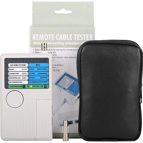 Multifunction New Remote RJ11 RJ45 USB BNC LAN Network Cable Tester For UTP STP LAN Cables Tracker Detector Top Quality Tool