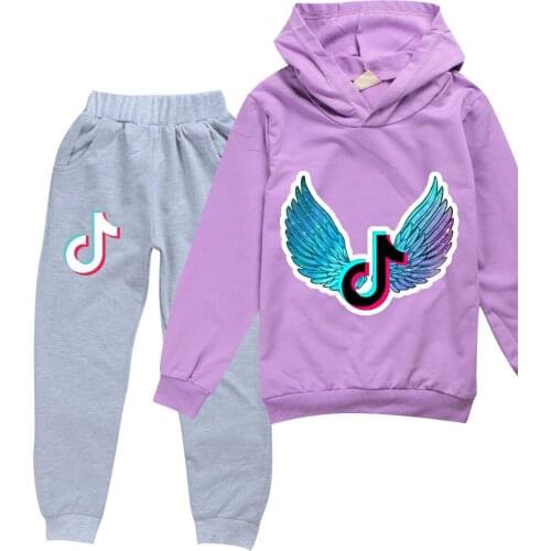 TIK TOK Fashion Kids Hoodies for Girls Childrens Sweatshirt for Boys Girls SweatShirt Child Boy Hoodies Clothes pant set