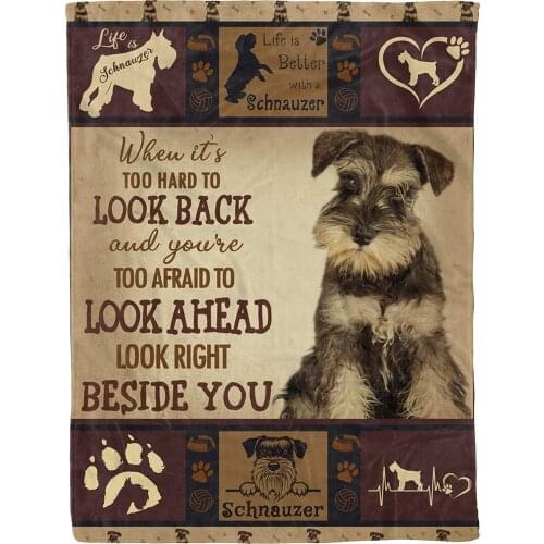 Animal Cute Life is Dog Paw Print Pet Heart Blanket Throw Soft Cozy Light Flannel Blankets for Quilt All Seasons Living Room