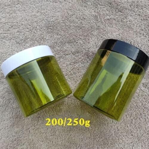 Plastic Bottles Cosmetics Jar With Black/White Lids Empty Cosmetic Containers Makeup Powder Case Nail Art Jewelry Storage Box