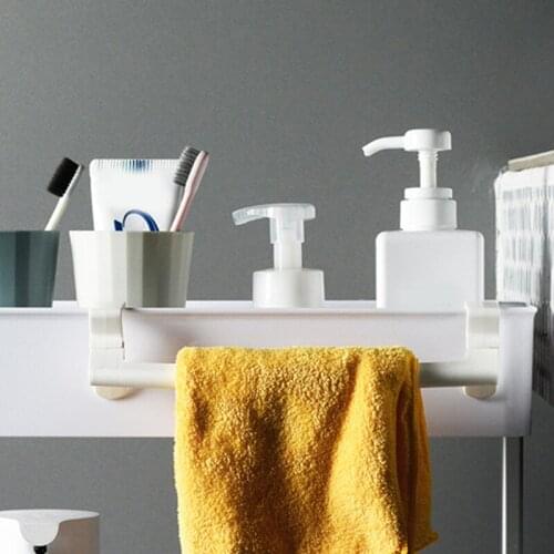 Punch-free Hanging Cabinet Door Hook Kitchen Rag Hanger Towel Rack Storage Holder TS2 Kitchen Storage Organization