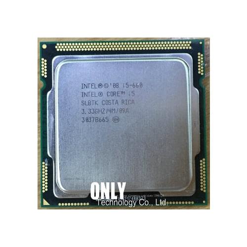 Free shipping Intel Core i5-660 I5 660 Processor (4M Cache, 3.33 GHz) LGA1156 Desktop CPU