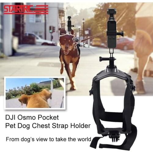 Pet Dog Perspective Chest Strap Holder Fixed Gimbal Bracket For DJI Osmo Pocket 2 Handhold Gimbal Camera Accessories