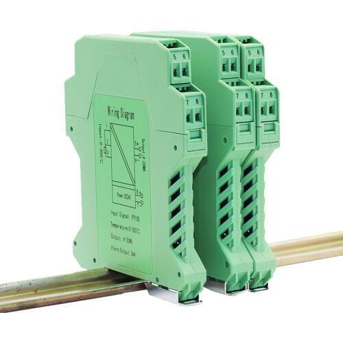 QIDIAN BSRC series RTD resistance temperature transmitter PT100 Cu50 PT1000 module isolation converter iaolsted transmitter