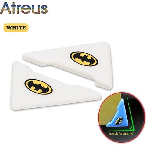 Atreus 2pcs Car Door Corner Protection Cover Stickers For Renault Megane 2 Captur Mitsubishi ASX Jeep Wrangler Peugeot 207 508