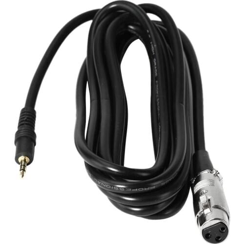 1.6ft/0.5m Mic Cable Microphone Cable XLR Female to TRS Male for Computer