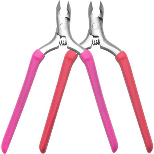 1pcs Cuticle Nippers Stainless Steel Nail Dead Skin Scissors Cuticle Cutters Trimmer Remover Manicure Pedicure Clippers Tool