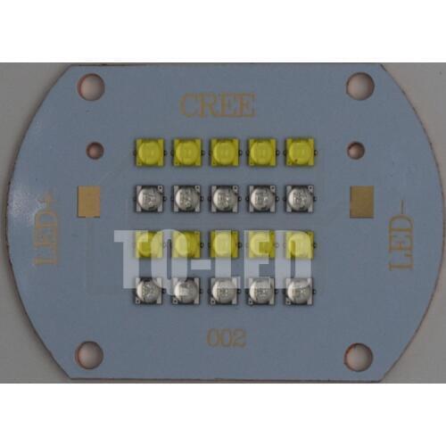 100W Cree XT-E XTE 10pcs Royal Blue + 10pcs White Led Light 30-33V 3A