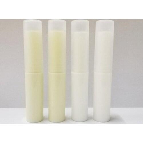 1000 x 3.5g Empty Frosted Lip Moisturizer Tubes High Quality Beige White 3.5ml Lip Balm Rouge Batom Bottles Container Packaging
