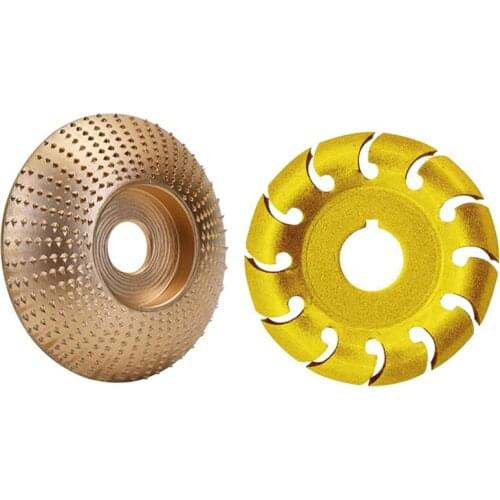 2Pcs Wood Sanding Shaping Carving Disc Rotary Tool Abrasive Disc for Angle Grinder Grind Wheel 16mm