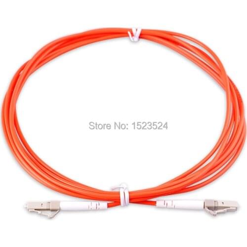 5pcs/lot 2.0mm 10 Meters Fiber Optical Patch Cord LC-LC 62.5/125 MM Simplex LC/UPC-LC/UPC fiber optic patch cord