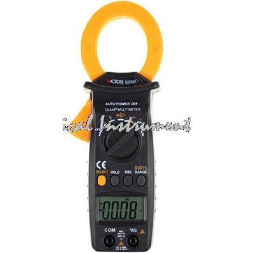 Fast arrival VICTOR 6056C + VC6056C + 3-3 / 4 Digital Clamp Meter Non-contact measurement Jaw open 35mm