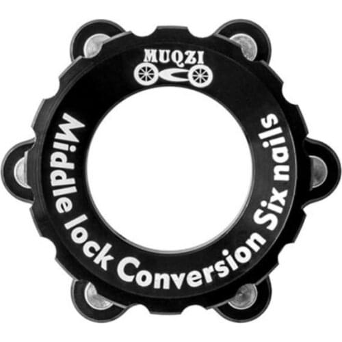 Bicycle Center Lock Disc Brake Turn Six Nail Disc Conversion Seat Hub Disc Brake Rotor Road MTB Mountain Bike Accessories