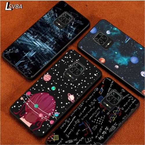 Black Soft Cover Dream In Planet for Xiaomi Redmi Note 9 9S 8 8T 7 7S 6 5A 5 4X 4 Pro Max Prime Phone Case