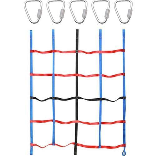 Kids Outdoor Climbing Net Sturdy Durable Climbing Cargo Net For Outdoor Backyard Play Sets Playground Equipment