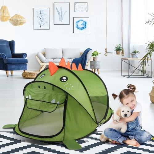 Children’s Pop Up Tent Folding Fun-Play Tent Kids’ Playground Tent Automatic Instant Tent for Boys and Girls Baby Beach Tent