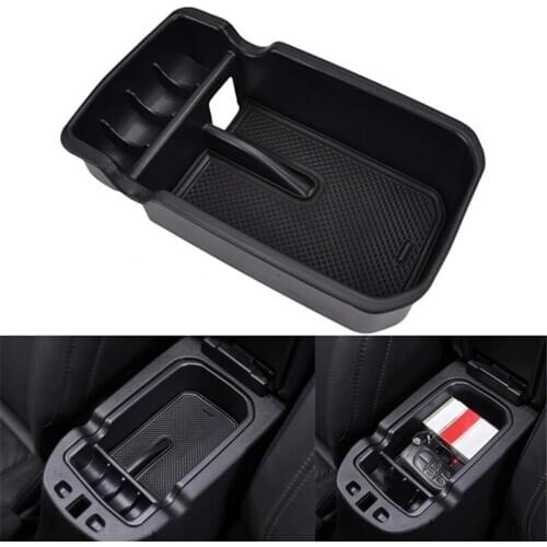 For Jeep Compass 2017-2019 Car Center Console Storage Box Tray Divider Organizer Box Container Holder