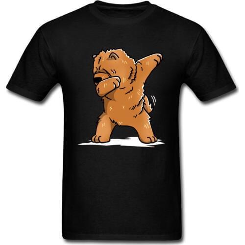 Funny Dabbing Chow Chow Dog Picture Tshirts Pug Corgi Terrier Cute Dog Animal Printed T Shirt Summer Brand Casual Tops Tees